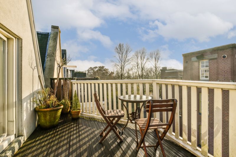 Balcony with Railing Details