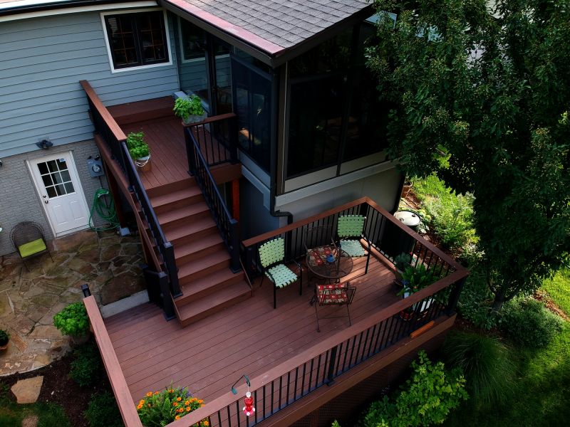 Elegant Deck Entrance